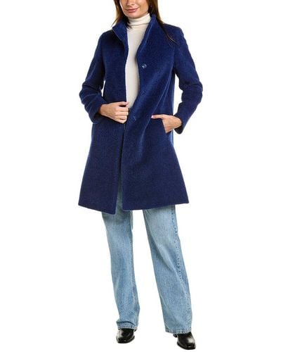 Cinzia Rocca Wool & Alpaca-blend Coat - Blue
