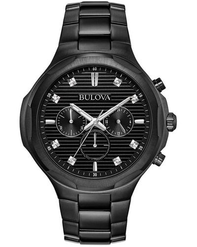 Bulova Classic Diamond Watch - Black