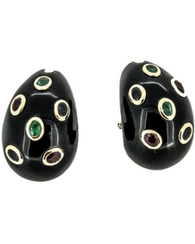Arthur Marder Fine Jewelry 18k 1.25 Ct. Tw. Gemstone Earrings - Black