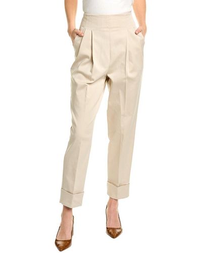 Natori Chino High Waist Pant - Natural