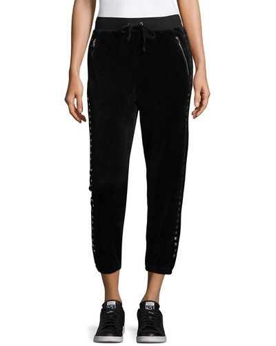 Juicy Couture Silverlake Studded Capris - Black