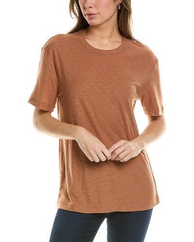James Perse Oversized Jersey T-shirt - Brown