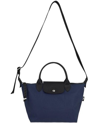 Longchamp Le Pliage Energy Canvas Shoulder Bag - Blue