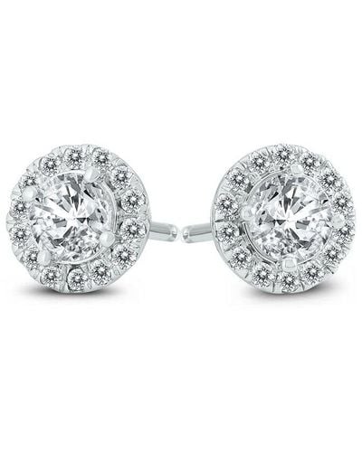 The Eternal Fit 14k 2.00 Ct. Tw. Diamond Earrings - Metallic