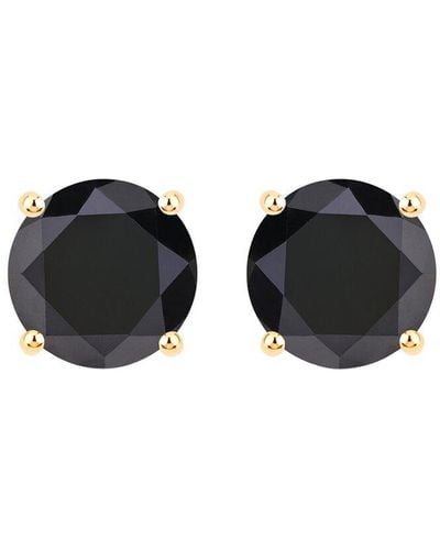 Diana M. Jewels Fine Jewelry 14k 3.84 Ct. Tw. Diamond Studs - Black