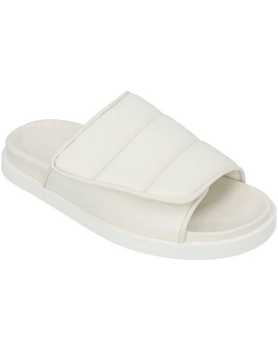 Gia Borghini X Pernille Teisbaek Leather Sandal - White