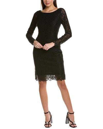 Donna Karan Lace Sheath Dress - Black