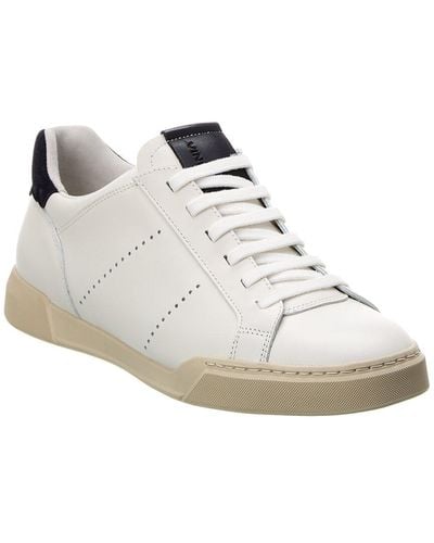 Vince Mercer Leather Sneaker - White