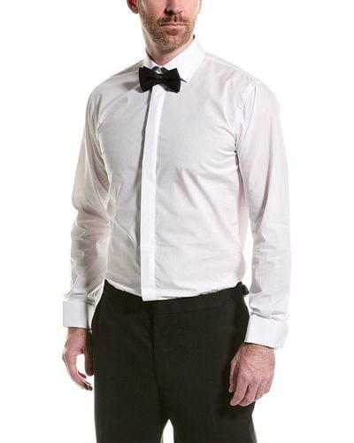 ALTON LANE Sullivan Tailored Fit Tuxedo Shirt - White