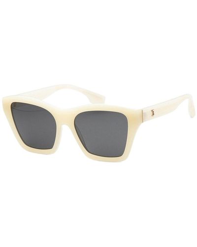 Burberry Be4391 54mm Sunglasses - Yellow