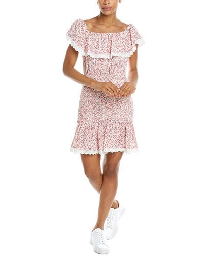 Stellah Off-the-shoulder Mini Dress - Pink
