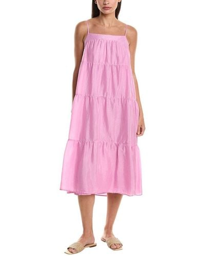 Bella Dahl Flowy Tiered Cami Dress - Pink