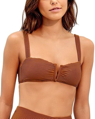 ViX Kayla Lina Halter Top - Brown