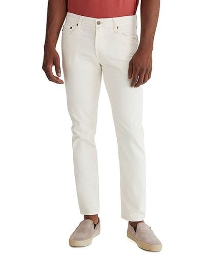 AG Jeans Tellis Ivory Dust Slim Jean - White