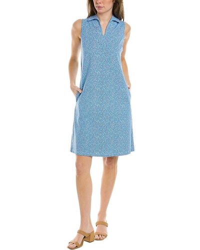 J.McLaughlin Joanna Catalina Cloth Midi Dress - Blue