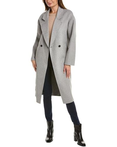 AllSaints Sammy Wool-blend Coat - Gray