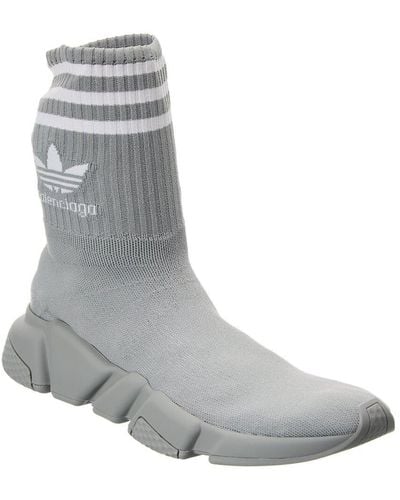 Balenciaga X Adidas Speed Sock Trainer - Grey