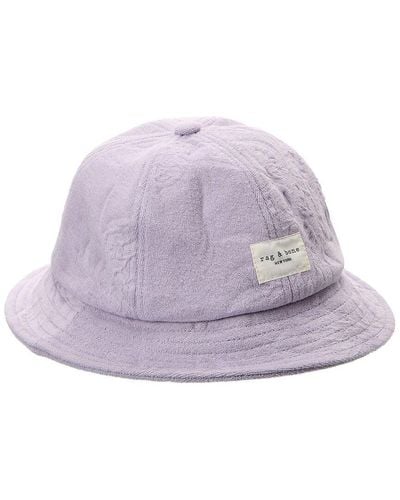 Rag & Bone Addison Twist Bucket Hat - Purple