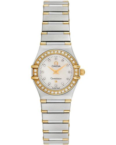 Omega Constellation Diamond Watch, Circa 1990S (Authentic Pre-Owned) - Metallic