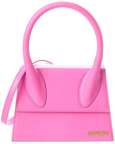 Jacquemus Le Grand Chiquito Leather Shoulder Bag - Pink