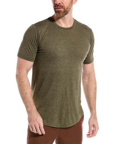 Goodlife Clothing Tri-blend Scallop Crewneck T-shirt - Green