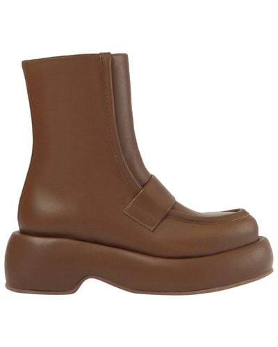 Paloma Barceló Mika Leather Boot - Brown