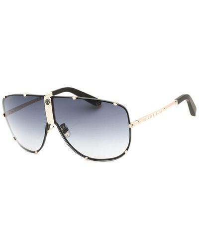 Philipp Plein Spp075m 69mm Sunglasses - Blue