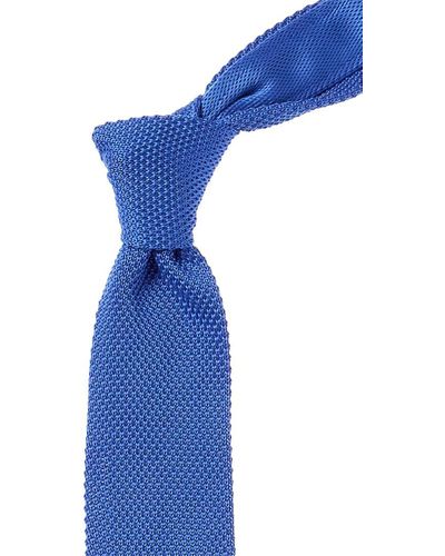 Paisley & Gray Stanley Cobalt Knit Tie - Blue