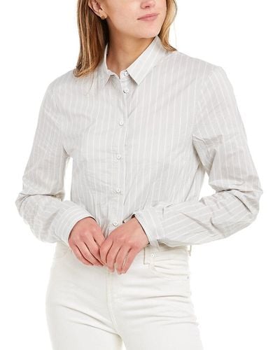 RTA Ludovica Crop Shirt - White