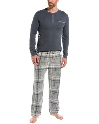 Lucky Brand Men's Pajama Pants - Ultra Soft Fleece Sleep and Lounge Pants,  Jet Black Print, X-Large : : Clothing, Shoes & Accessories