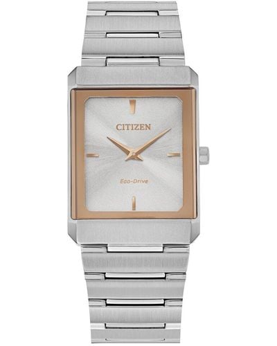 Citizen Unisex Stiletto Eco-drive Watch - Gray