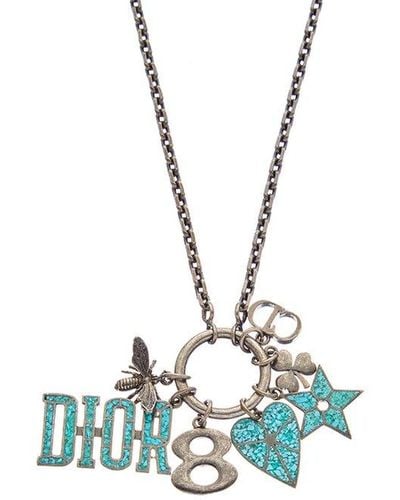 Dior Pendant Necklace - Metallic