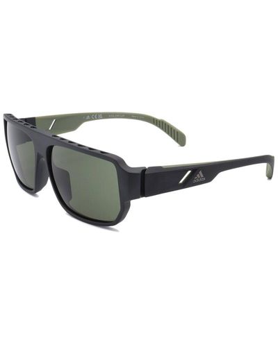 adidas Sport Unisex Sp0038 61mm Sunglasses - Green