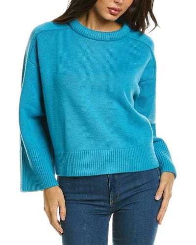 A.L.C. Quinn Wool & Cashmere-blend Sweater - Blue