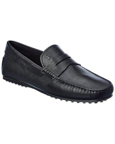 Tod's City Gommino Leather Loafer - Black