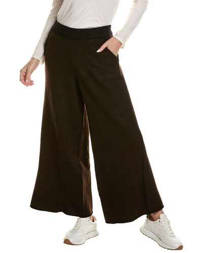 WeWoreWhat Piped Wide Leg Pull-on Pant - White