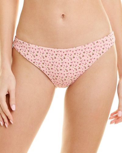 Something Navy Buttercup Low-rise Bikini Bottom - Pink