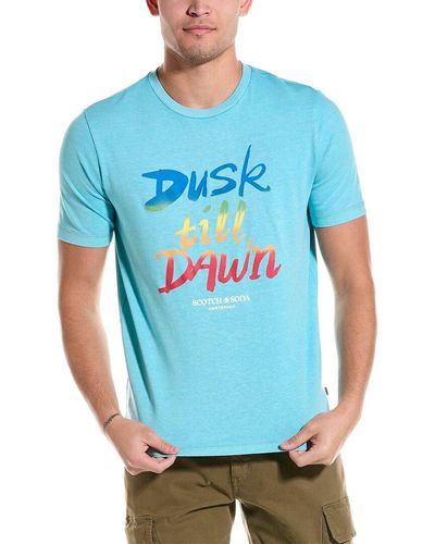 Scotch & Soda Dusk Til Dawn T-shirt - Blue
