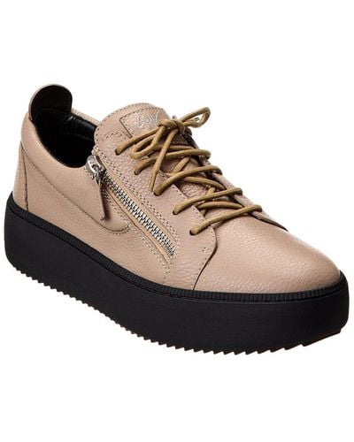 Giuseppe Zanotti May Leather Trainer - Brown