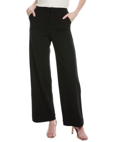 Splendid X Kate Young Straight Leg Wool-blend Pant - Black