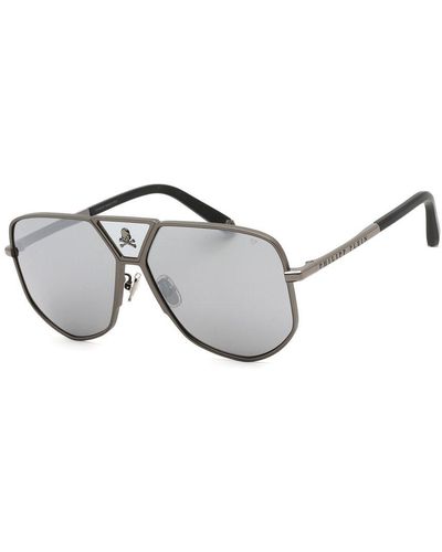 Philipp Plein Spp009v 61mm Sunglasses - Gray