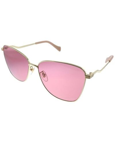 Gucci GG0970S 60mm Sunglasses - Pink
