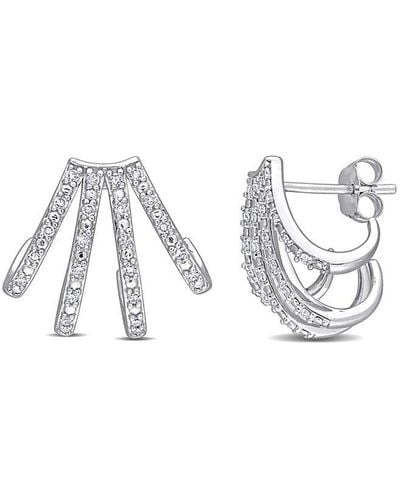 Rina Limor 14k 0.22 Ct. Tw. Diamond Earrings - Metallic