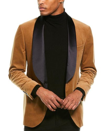 Brunello Cucinelli Velvet Tuxedo Jacket - Multicolor