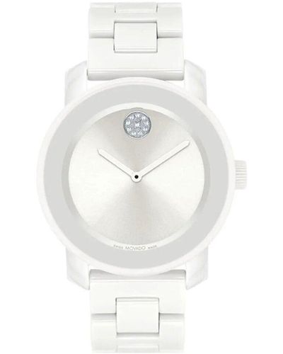 Movado Bold Ceramic Watch - White