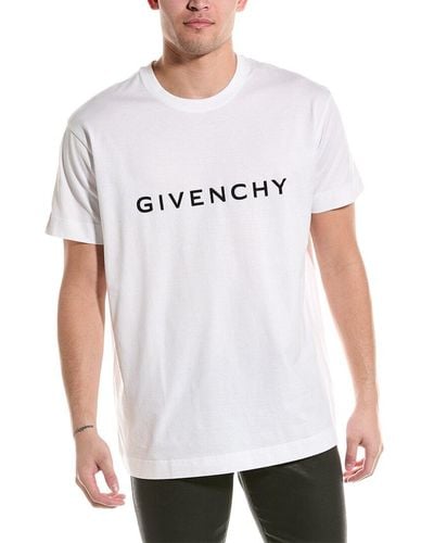 Givenchy Logo Oversized Fit T-shirt - White