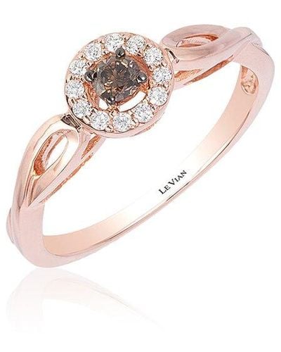 Le Vian 14k Strawberry Gold® 0.20 Ct. Tw. Diamond Ring - White