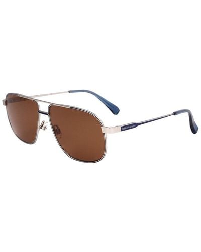 Sergio Tacchini St7005 57mm Sunglasses - Brown