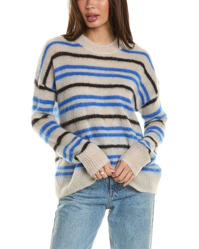 Isabel Marant Isabel Marant Etoile Drussell Mohair & Wool-blend Sweater - Blue