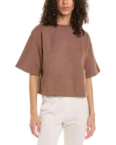 Monrow Sweatshirt T-shirt - Brown